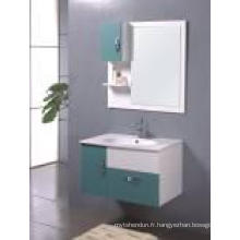 Salle de bains armoire nouvelle mode embossage armoire design salle de bains vanité salle de bains meubles salle de bains miroir armoire (fm-2034)